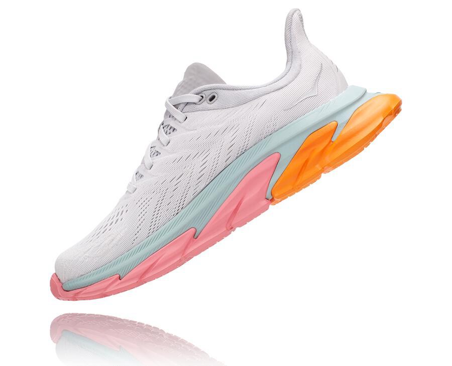 Tenis Hoka One One Mujer Blancos - Clifton Edge - ZMIE74605